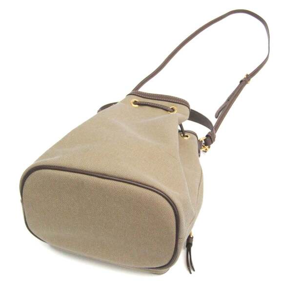 Prada Logo Jacquard Drawstring Bag Women's Leather,Jacquard Handbag,Shoulder ... - Picture 2 of 12